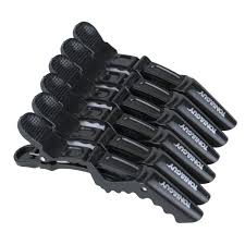 (Pack of 6) Professional Crocodile Clips for Hair Sectioning